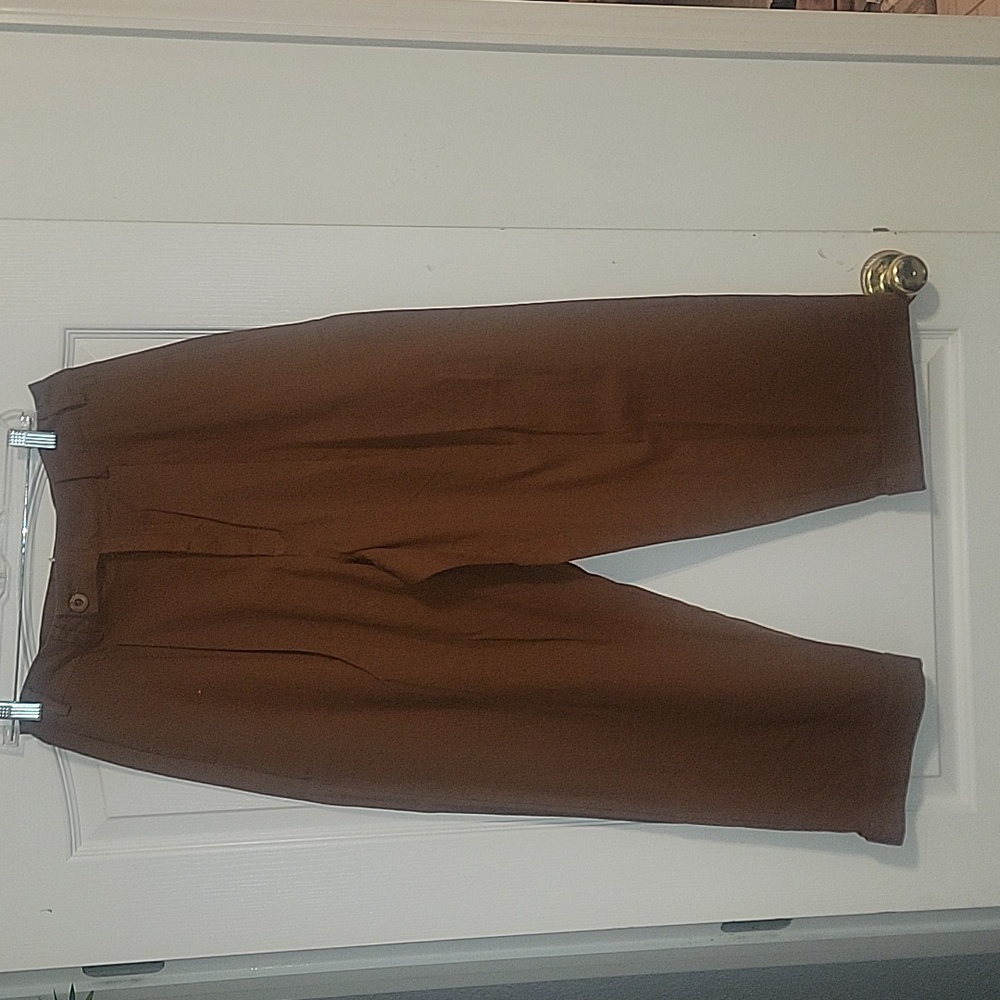 Free People brown 100% cotton pants size 8